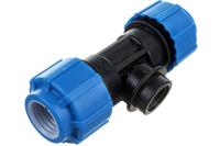 Тройник ПНД комбинированный, ВР