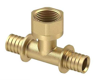 Тройник аксиальный 16х1/2"х16, внутренняя резьба