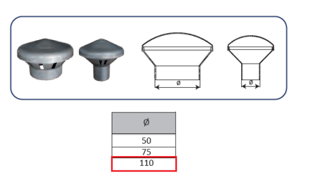 Зонт ПП 110 мм