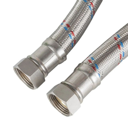 Подводка гибкая ГИГАНТ с латунной гайкой 1" вн-вн - 80 см