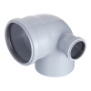 Отвод ПП 110(87°) с правым выходом 50мм