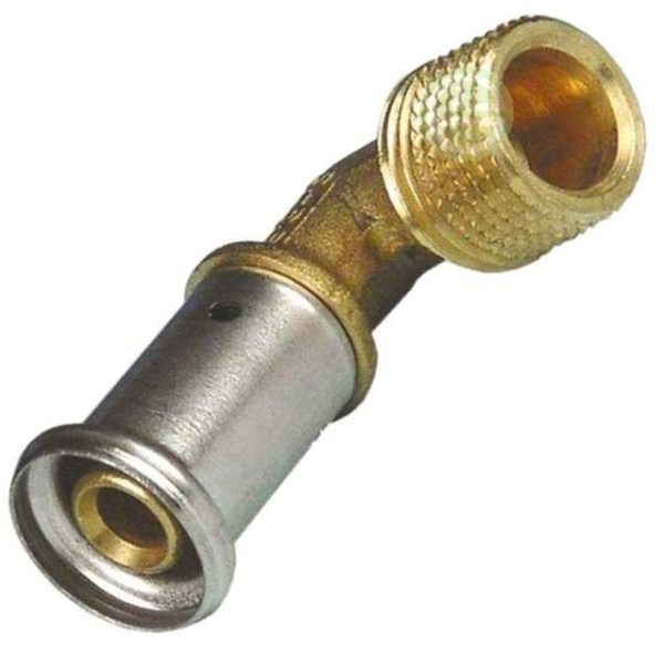 Пресс-уголок 16х1/2", наружная резьба